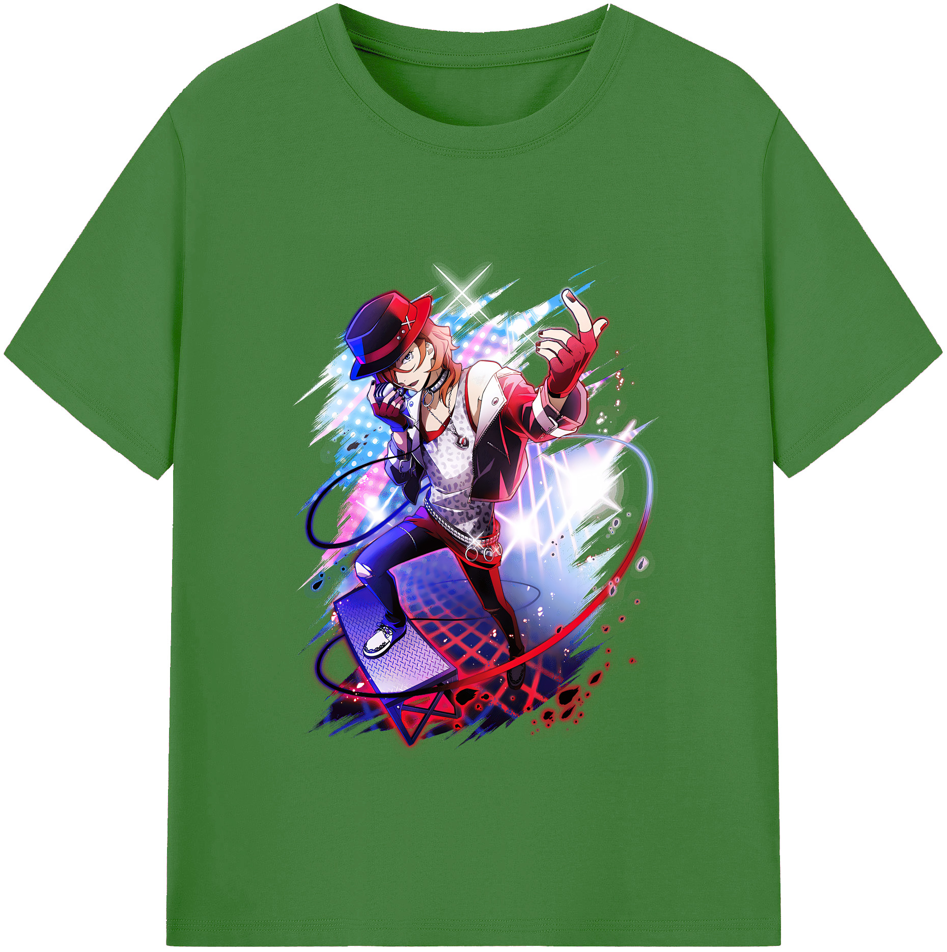 （画像用） 文豪ストレイドッグス Bungo Stray Dogs レディースカジュアルプリントTシャツ（綿100％）